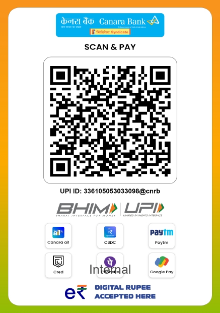 Kamleshwar Foundation Canara Bank donation QR